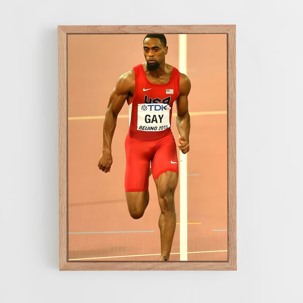 Poster Runway Rouge – affiche Athlétisme (vue 4)